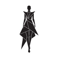 Irregular Hem Asymmetrical Fashion Figure Silhouette