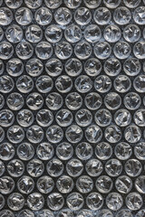 Plastic bubble wrap flat textured surface background