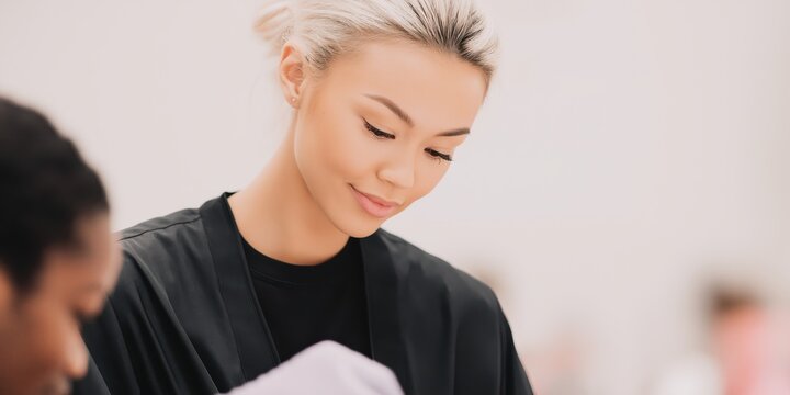 Skilled artist creating fashion designs during a collaborative workshop in a modern studio. - Powered by Adobe