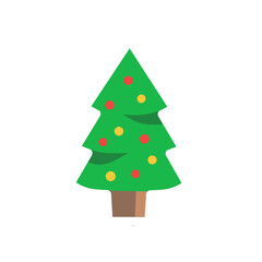 Christmas Tree Colorful Winter For Holiday Clipart PNG