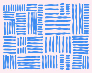 Abstract stripe line pattern webbing background textile design layout banner paper print art editable