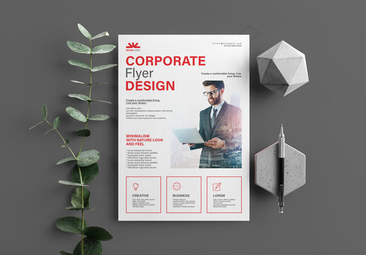 Corporate Flyer Template Layout