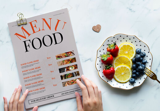 Food Menu Layout