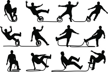 Obraz premium Children playing in snow, winter fun, building snowman, teamwork outdoors, seasonal activity, snowball fight, happy kids, cold weather, holiday joy