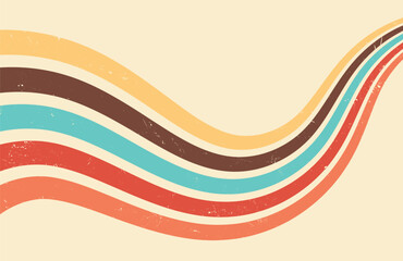  retro wavy lines wallpaper background colorful vintage