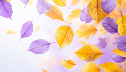 Obraz premium Autumn Leaves Abstract Background