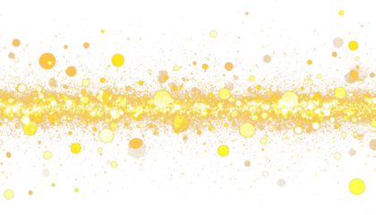 Golden festive bokeh, glitter, sparks, glowing dust - texture for holiday overlay