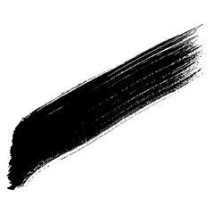 Hand drawn black brush strokes for grunge themed backgrounds