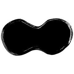 hand drawn ink brush strokes for grunge design projects