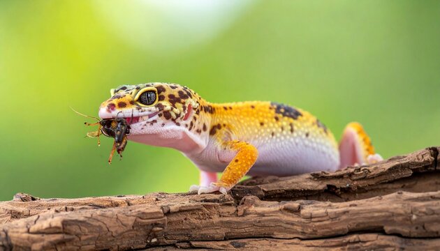 lizard on a branch - Powered by Adobe