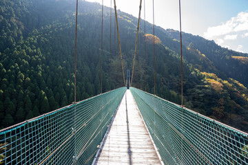 杣の大吊橋の風景（八女市）