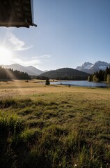 lake in the mountains