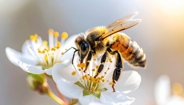 bee on flower