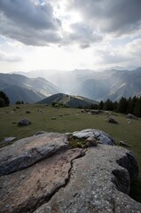 high mountain landscape