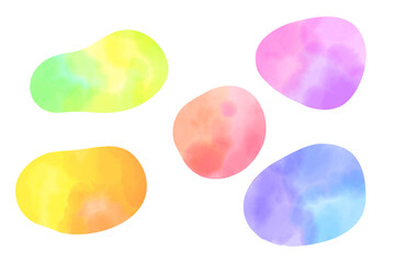 水彩　グラデーションフレーム