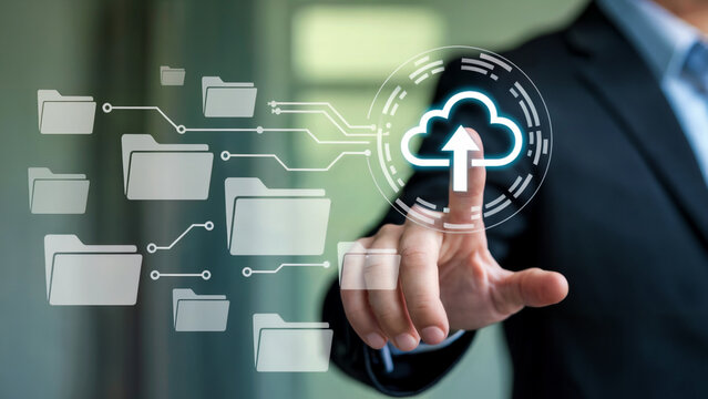 Secure cloud technology at your fingertips for seamless business data management and file sharing with modern digital solutions for innovative workflow