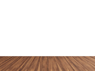 Warm Walnut Wood Floor with Transparent Background – Premium PNG for Interior Mockups, Product Display, and Architectural Design