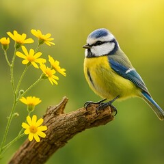 Naklejka premium Cute Bird