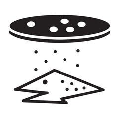 Underground Mining icon or logo isolated sign symbol vector illustration - high quality black style vector icons