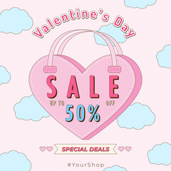 heart bag sale promotion