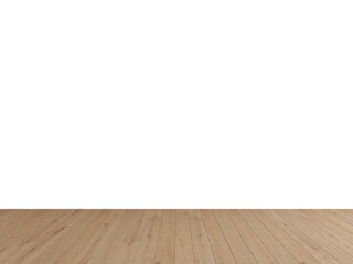 Pale Blonde Wood Floor with Transparent Wall Background – Clean PNG for Modern Scandinavian Interior Mockups