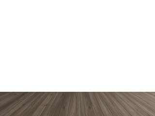 Dark Grey-Brown Wood Floor with Transparent Wall – Premium PNG for Modern Industrial and Minimalist Interior Mockups