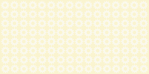 Soft pastel pattern background featuring a seamless geometric floral motif repeated across a light beige canvas, creating a clean and elegant pastel design.