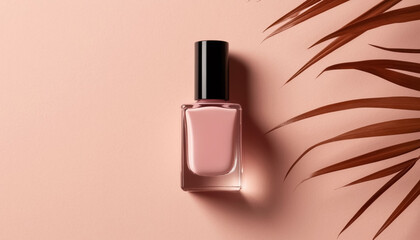 Nude Nail Polish Minimalism Background