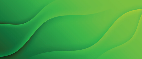 abstract gradient green background. Abstract green wavy background. modern vector illustration. eps 10