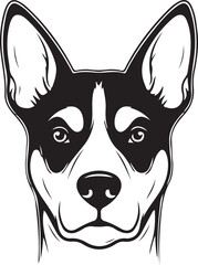 vector illustration of a dog