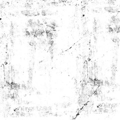 This features distressed, grunge texture with predominantly white background and black speckles and...