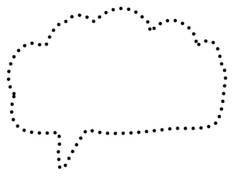 Speech bubbles icon, cartoon chatting, speak, message