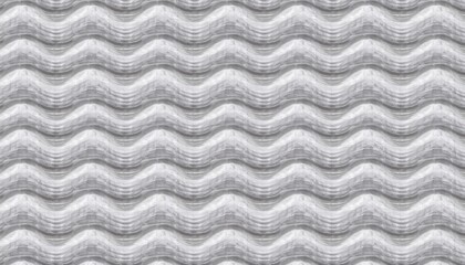 Abstract Gray Wavy Pattern Textile Design with Curved Lines for Modern Interior Decoration