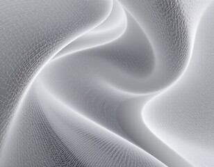 Elegant Flowing Abstract Texture in Black and White with Smooth Curves and Delicate Patterns