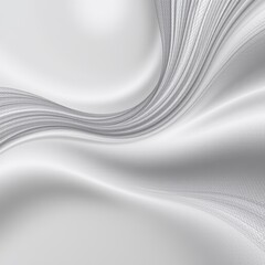 Abstract Flowing Wave Texture with Smooth Silver and Gray Tones Creating an Elegant Background