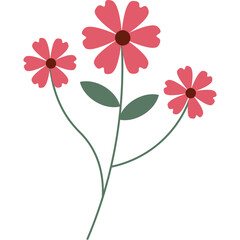 Flat Mother Day Flower