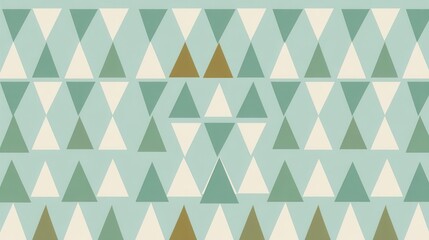 Geometric Triangle Pattern in Pastel Colors for Design