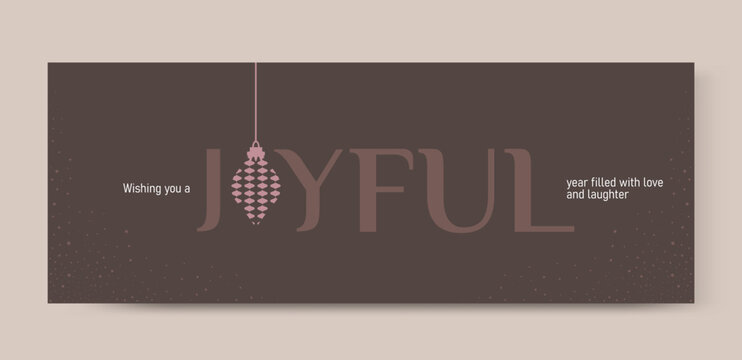 Wishing you joyful year filled with love and laughter