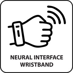 Neural Interface Wristband Icon