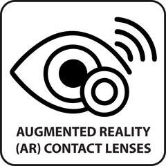 Augmented reality Contact lenses Icon