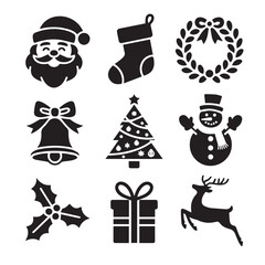 A Christmas card with a picture of a merry Christmas and reindeer