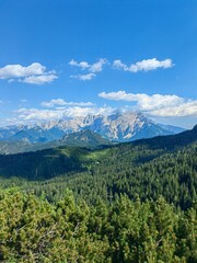 Obraz premium mountain landscape with blue sky
