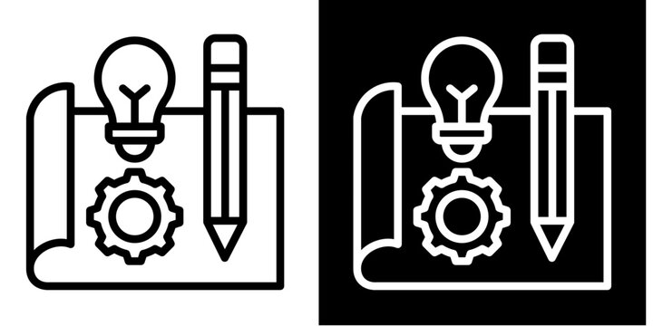 Prototype  Icon Set White Mix Style Collection