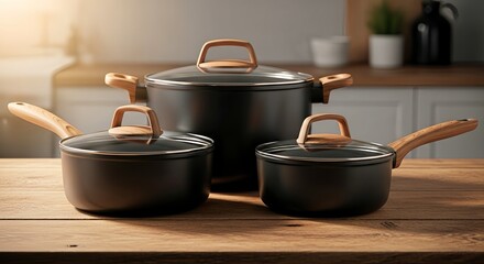cooking pots and pans