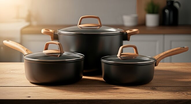 cooking pots and pans