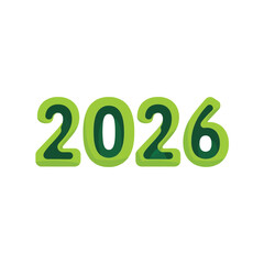 2026 Text Design - Diverse Styles Vibrant Glitch Retro Modern Typography Graphics