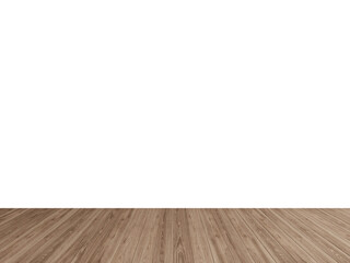 Dark Rustic Wood Floor with Transparent Wall – Vintage Interior PNG Background for Product Display and Retro Room Mockups