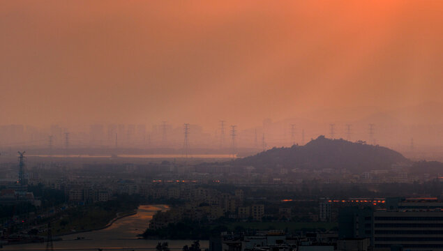 High-Voltage electricity pylons