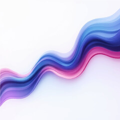 Abstract colorful wave background with flowing blue light lines, a futuristic digital art concept