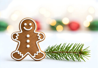 [Generative AI] 진저브레드 쿠키와 크리스마스 소나무 가지